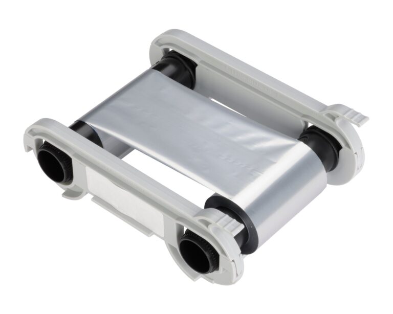 Evolis RCT217NAAA metalliskt silver monokromt färgband (1000 utskrifter)