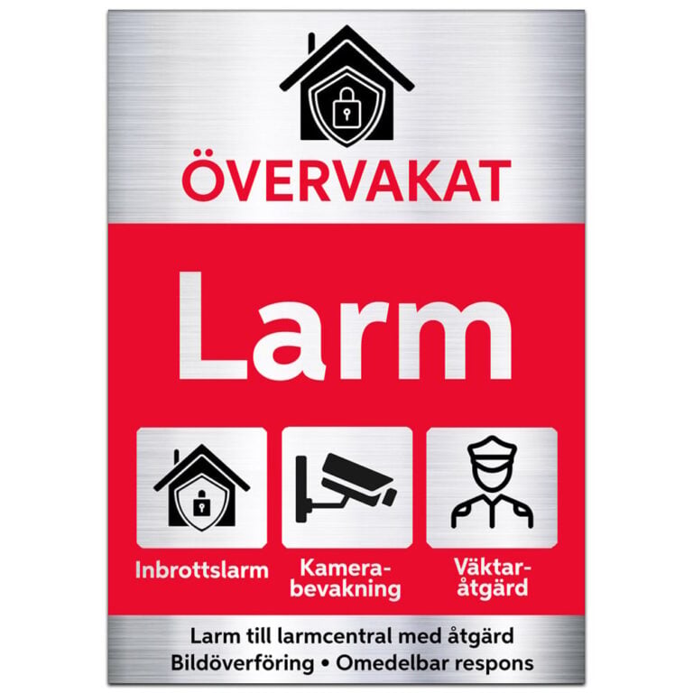 Hälytystarra Alumiininen Valvottu Itsekiinnittyvä Pieni (A8) 52x74mm
