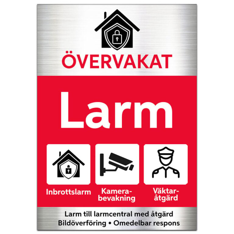 Hälytystarra Alumiininen Valvottu Itsekiinnittyvä Suuri (A5) 148x210mm