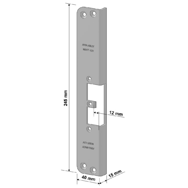 Monteringsstolpe 9930T-12V Venstre