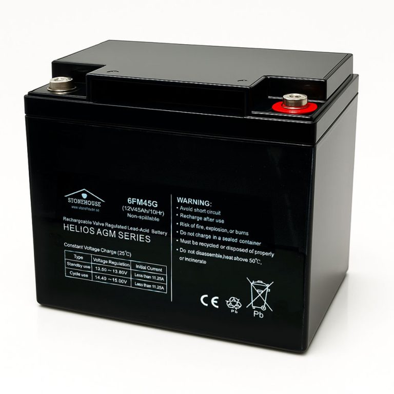 Batteri 12V 45Ah HELIOS 8–10 år Pro-versjon