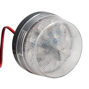 Blixtljus VIT LED TD-SL32  12-24V Lampa med 90 blixtar per minut 12-24V