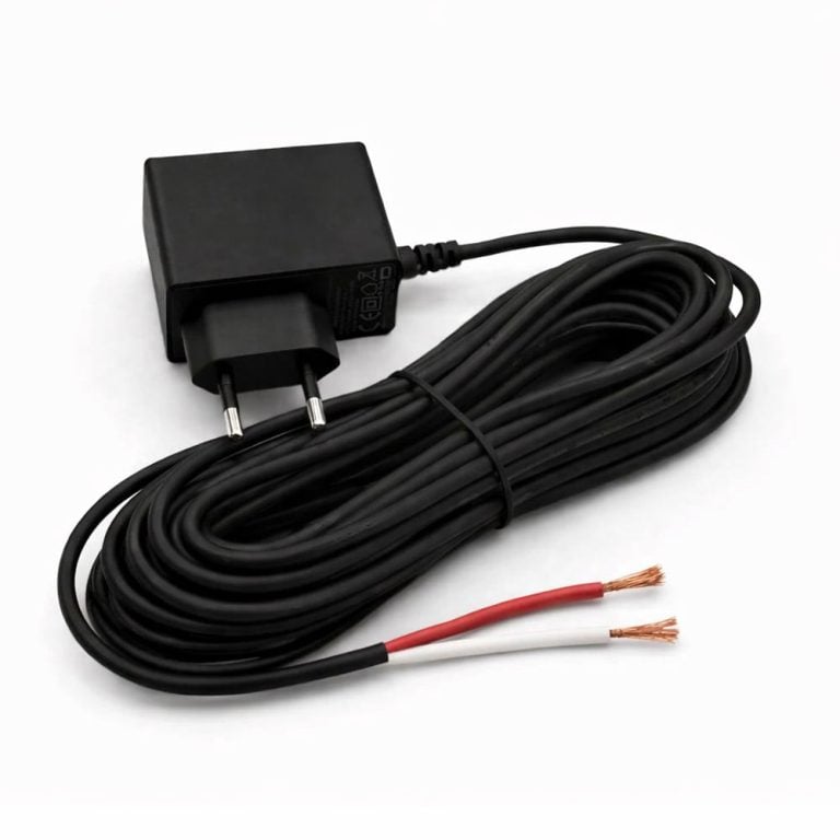 Adaptateur secteur 12 V 2 A pour sirène de rue Ajax – Noir avec câble de 5 mètres