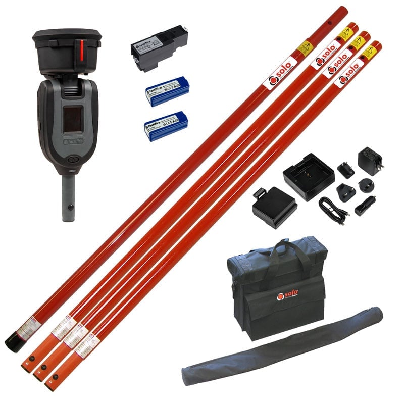 Zestaw testowy Testifire XTR2 wysokość testowa 7,3 m (ciepło + dym) - torby