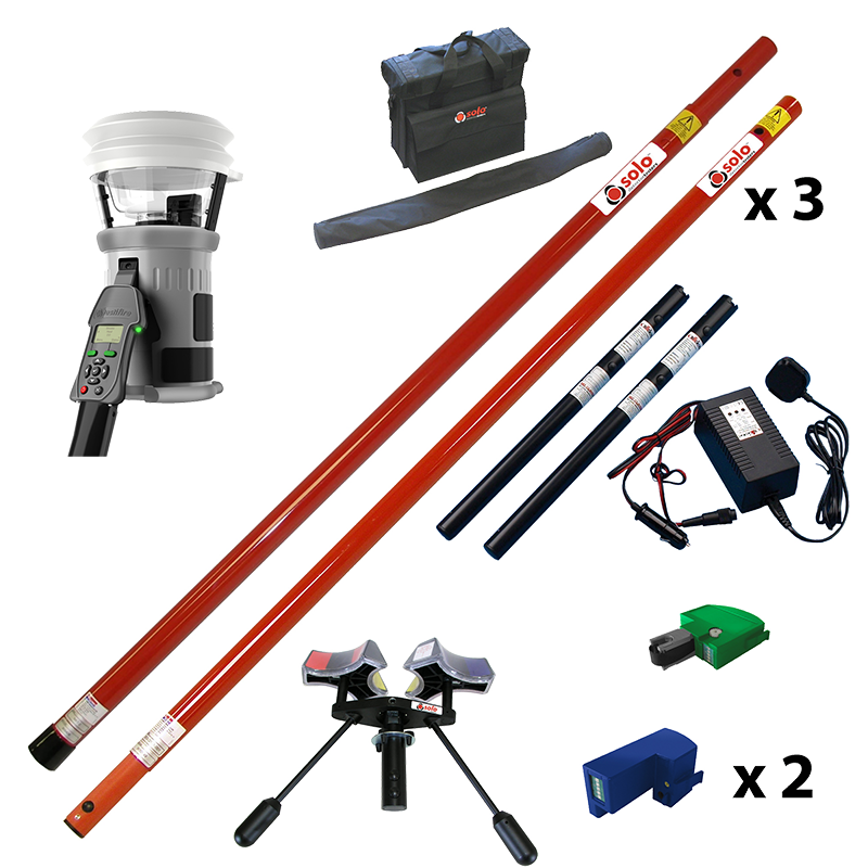 Provkit Testifire 2001 provningshöjd 7,3 m (Värme + CO + Rök) - Väskor & Nedtagare