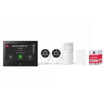 Kit de démarrage SecureX Connect Pro Kit 4G WiFi Système d'alarme Écran tactile 7 pouces Longue portée