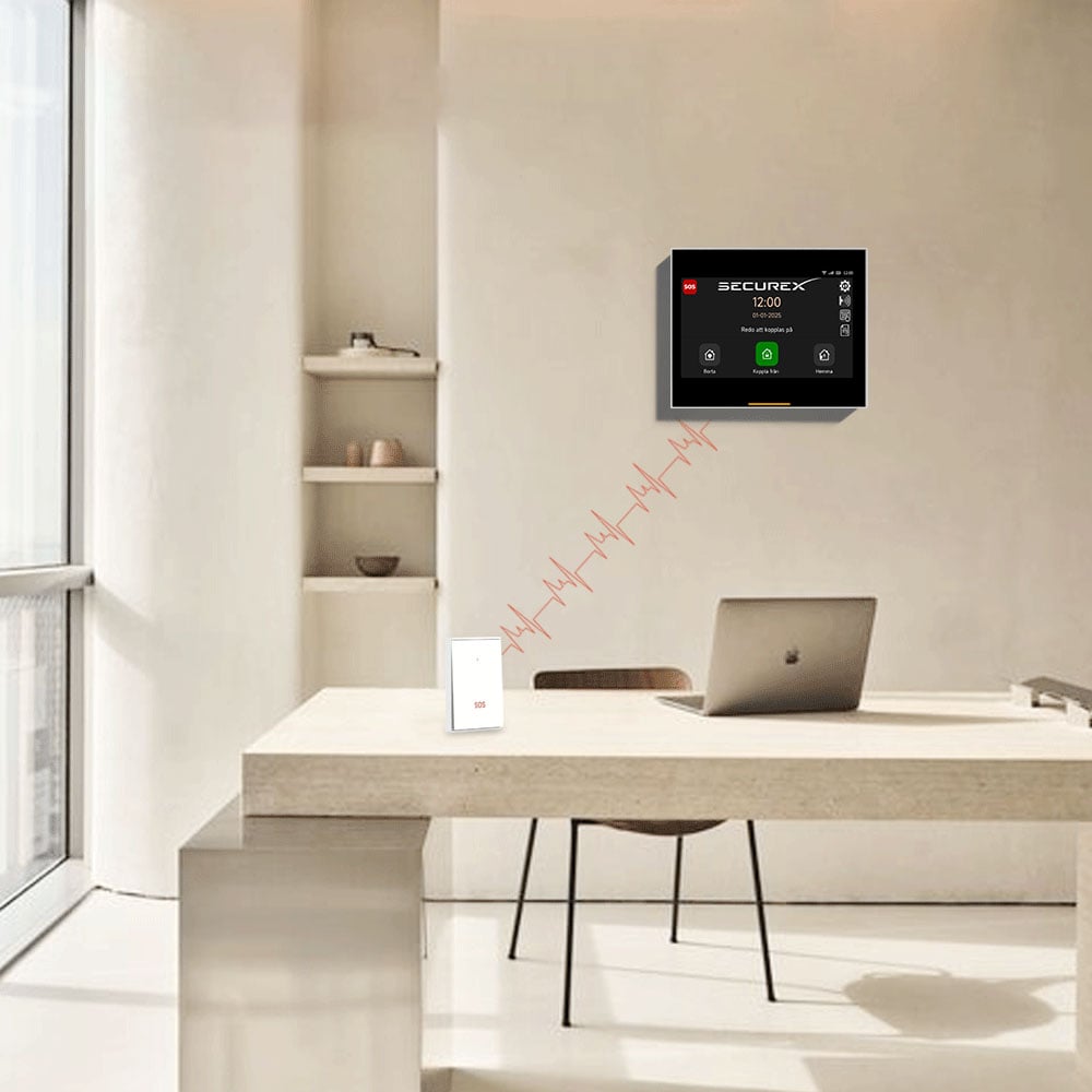SecureX Multiknapp SOS för anslutning till SecureX hub. – Image 4