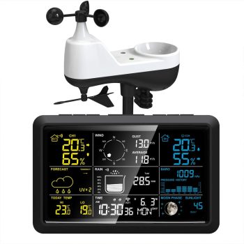 Wi-Fi Vejrstation Pro – 7-i-1 sensor med vind, regn og UV – Smart og app-styret