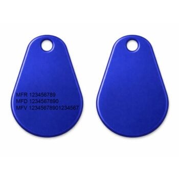 Mifare 1k Classic ABS Pro Blue – 2,9 mm Números de sistema preconfigurados (Mifare 13,56 MHz)