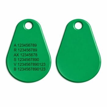 EM4200 ABS Pro Groen – 2,9 mm Kant-en-klare systeemnummers (EM 125 kHz)