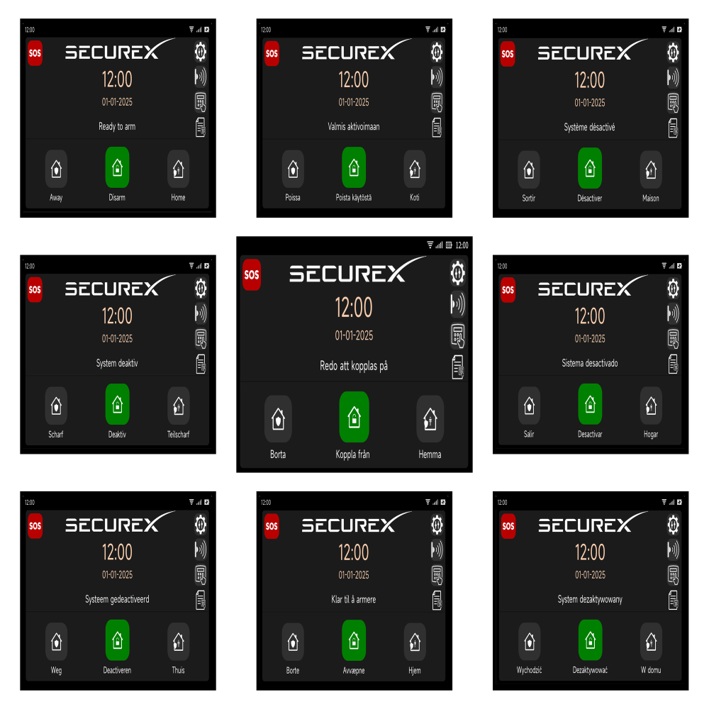 Securex Bus SecureX Connect Pro Starter Pack - Swedish version with touchscreen, 4G ...