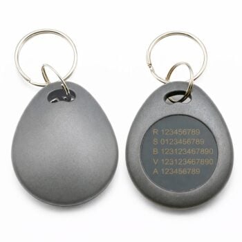 EM4200 Dråber Grå – Nøglemærke Færdiglavede systemnumre (EM 125 kHz)