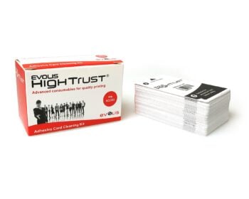 Evolis ACL003 Självhäftande Rengöringskort (Förpackning med 50)