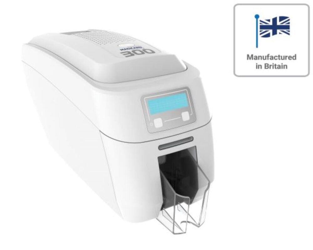 Magicard 300 DUO ID Card Printer with Encoder for Magnetic Stripe ...