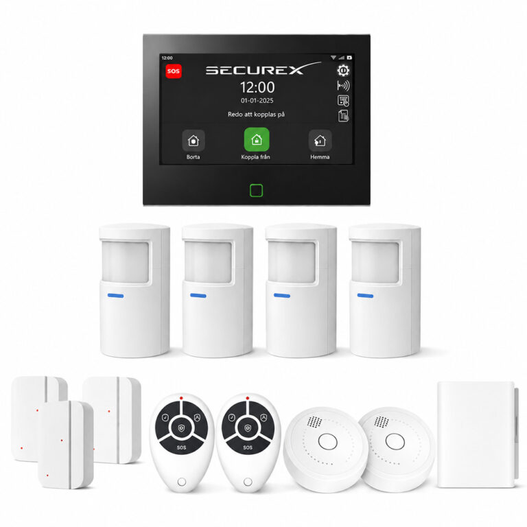 Pack d'alarme SecureX Connect Pro Villa - Version suédoise