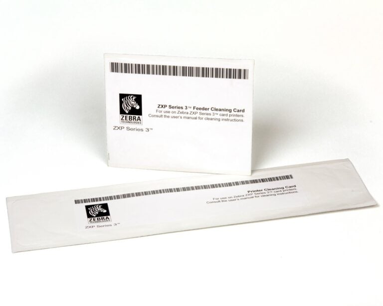 Zestaw do czyszczenia drukarki kart Zebra 105999-302 – zestaw 4 szt.