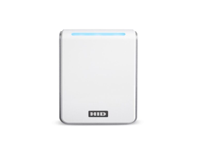 Czytnik kart RFID HID Signo 40 w kolorze białym z Bluetooth i terminalem NFC
