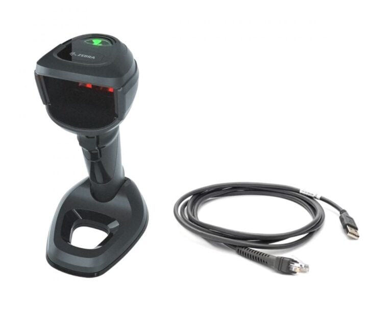 Kit de escáner de código de barras USB Zebra DS9908-SR negro