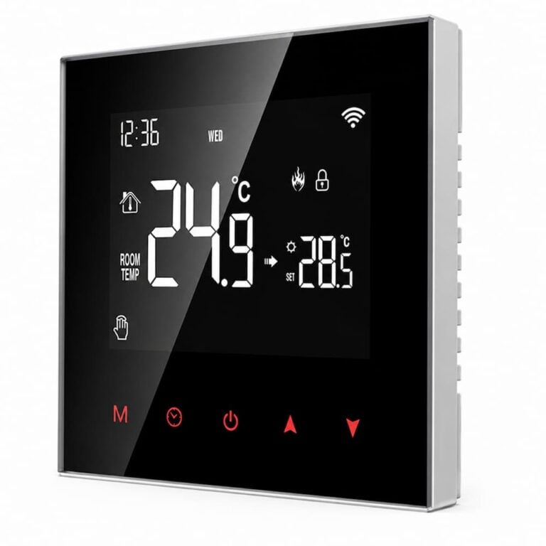 Smart ZigBee Termostat med potentialfritt relä 3A 240V AC