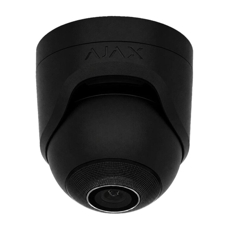 Ajax TurretCam 8 MP AI PoE 4 mm Svart