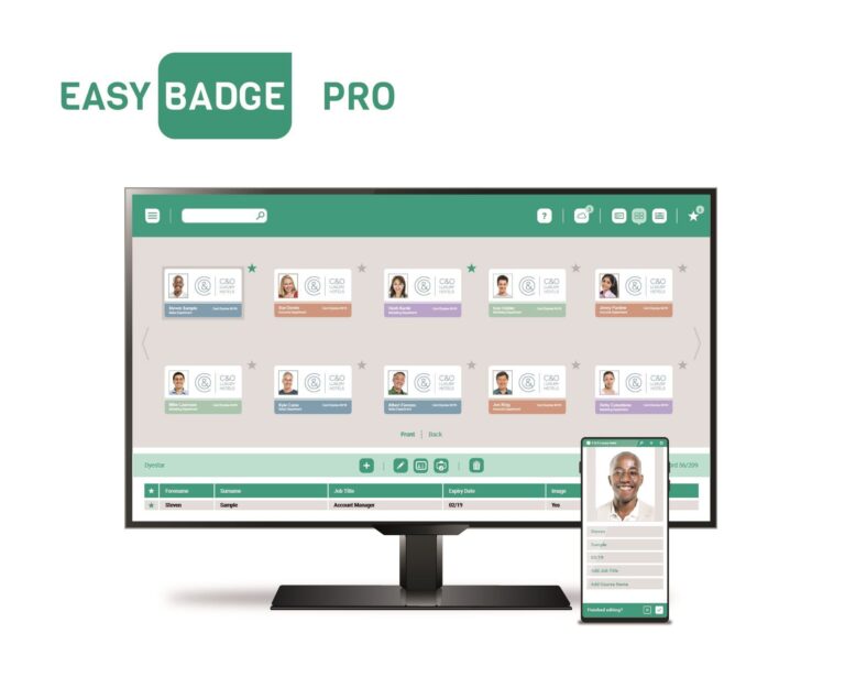 EasyBadge Pro ID Card Software for Plastic Cards