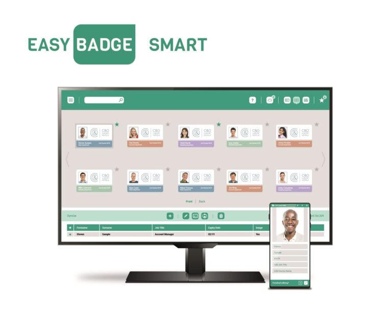 EasyBadge Smartcard-Designsoftware NFC-Codierung kontaktlos