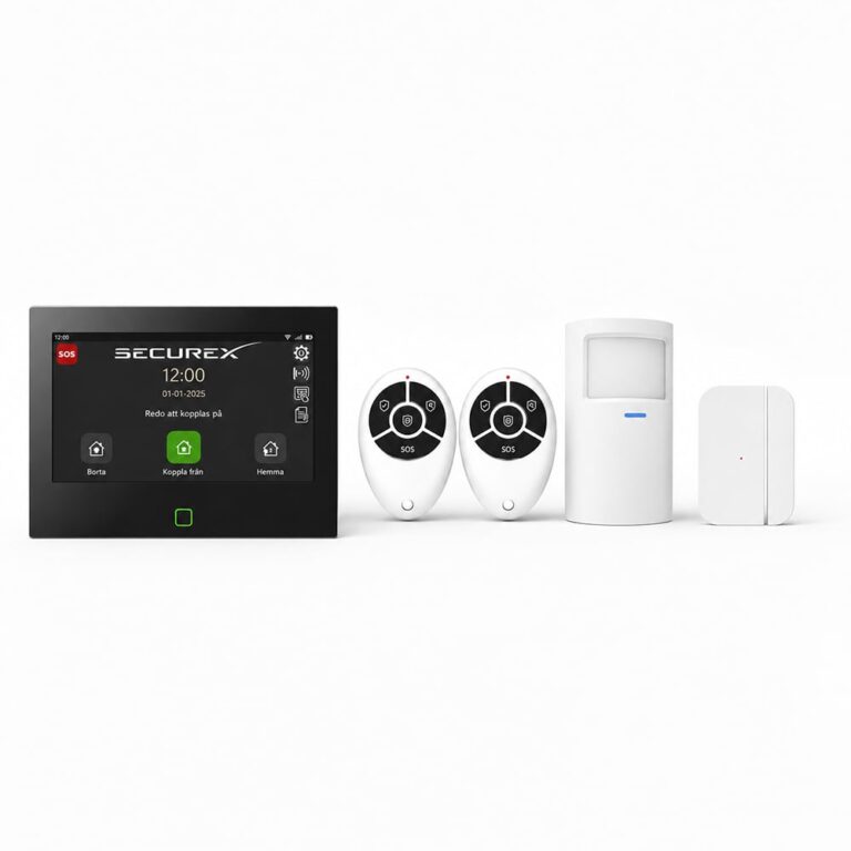 Pack de démarrage SecureX Connect Pro - Version suédoise avec écran tactile, 4G et application