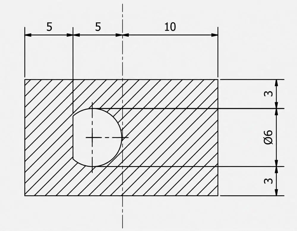 20 mm rektangulär profil för ASSA Fix 150 fönsterbroms