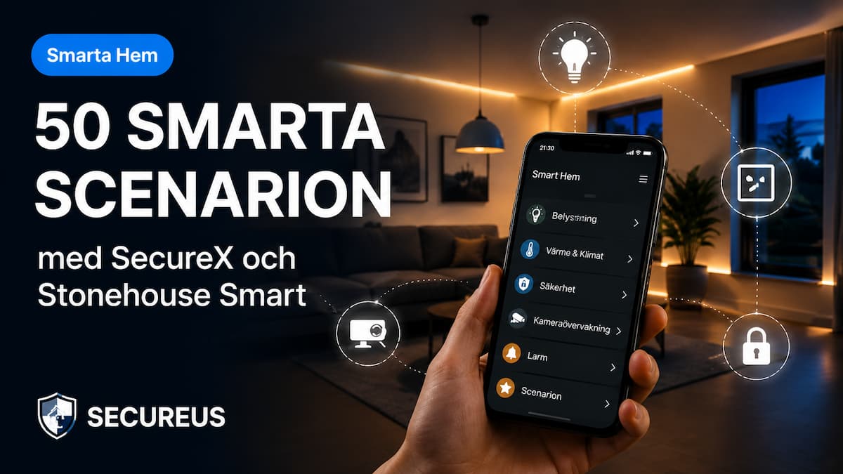 50 smarta scenarion med SecureX och Stonehouse Smart