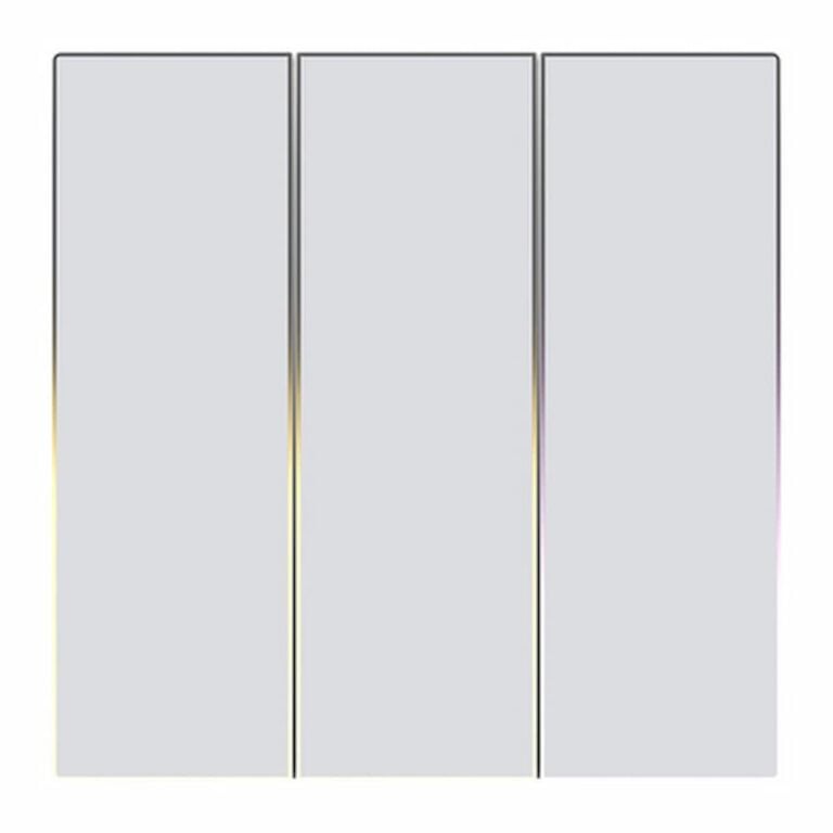 Stonehouse Smart WiFi Strömbrytare 3-Kanal Blade - Ambient LED - Vit
