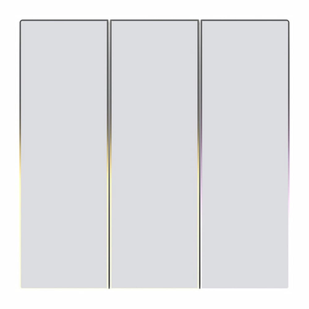 Stonehouse Smart Zigbee Strömbrytare 3-Kanaler Blade - Ambient LED - Vit