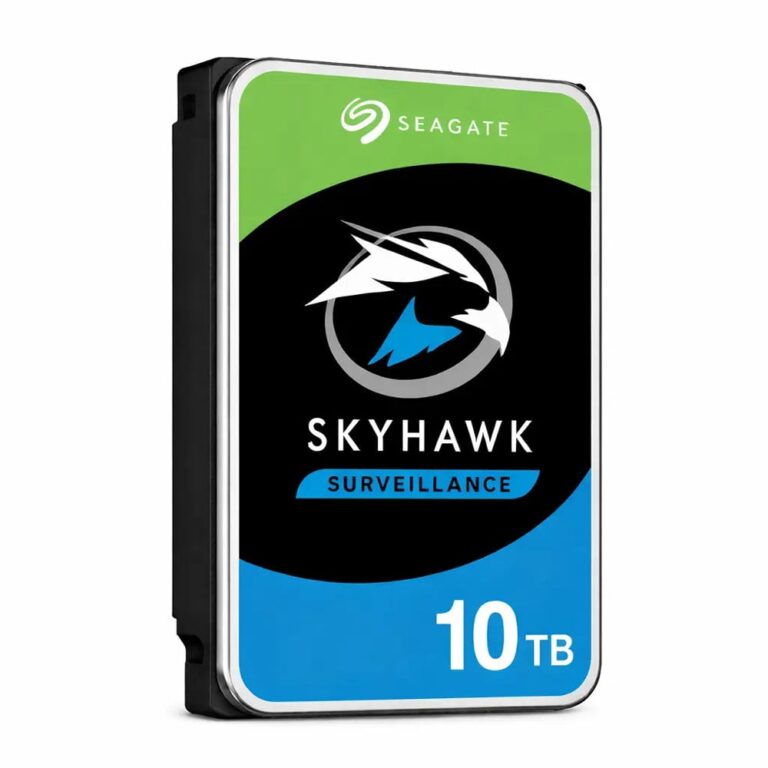 Seagate SkyHawk 10TB HDD - Hårddisk för Kameraövervakning - ST10000VE001