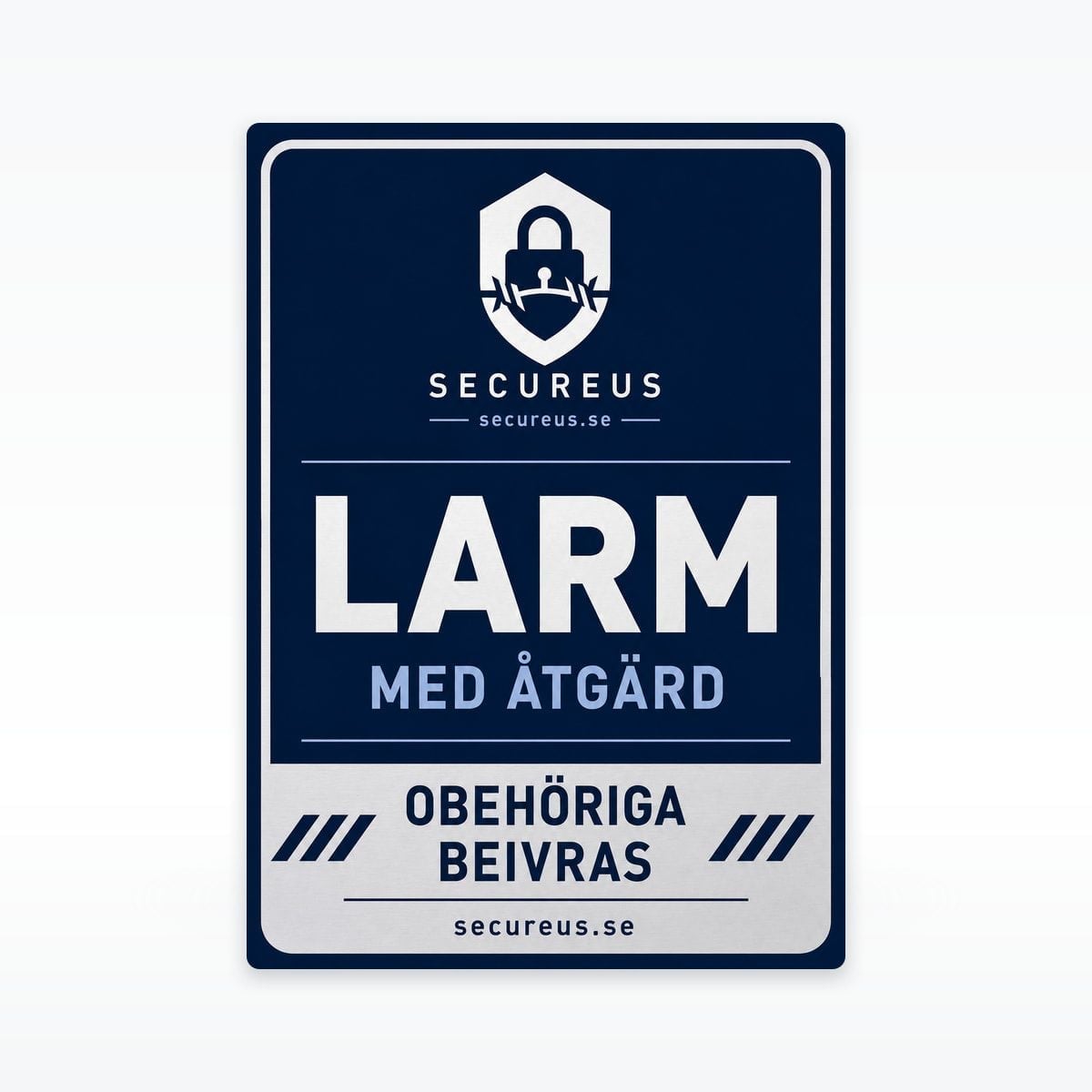 Larmdekalpaket Secureus Blå PET, 6-pack - Imagen 3