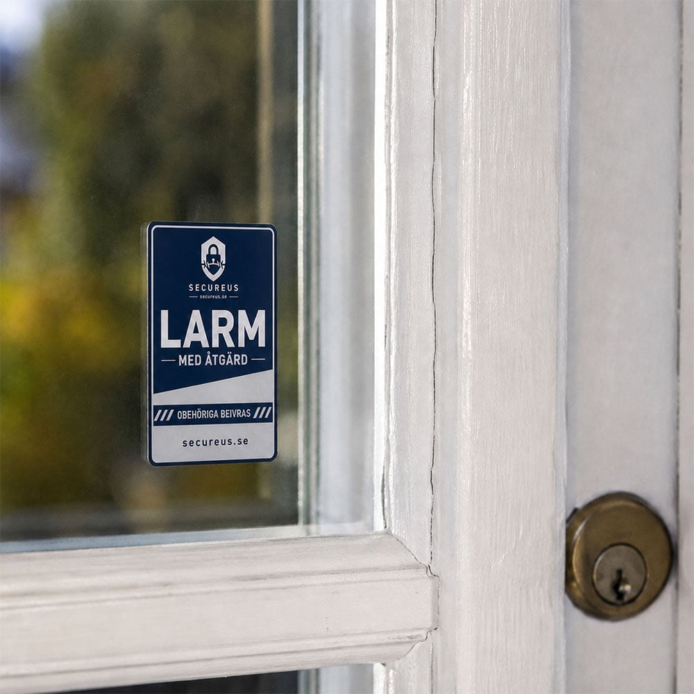 Larmdekalpaket Secureus Blå PET, 6-pack - Imagen 6