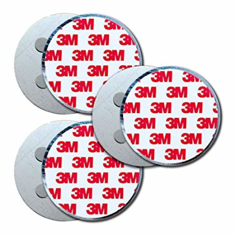 Magnetiskt fäste extra starkt för brandlarm – universell montering 3 magneter - Image 5