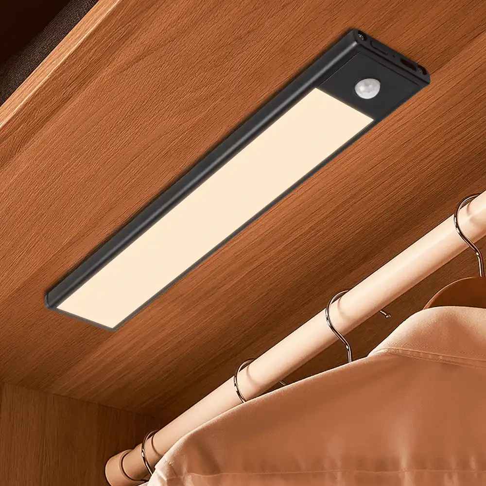 Listwa świetlna Lampa LED 20CM z czujnikiem ruchu - idealne oświetlenie szafy i szafki