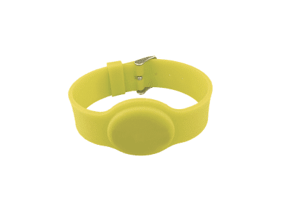 RFID Bracelet adjustable size Mifare1k Color: Yellow