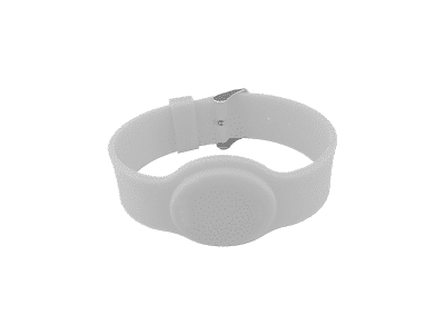 Pulsera RFID tamaño ajustable EM4200 Color: Blanco