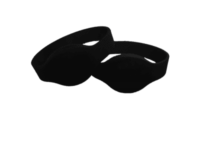 RFID Armband vaste maat EM4200 maat 74 mm / Groot Kleur: Zwart